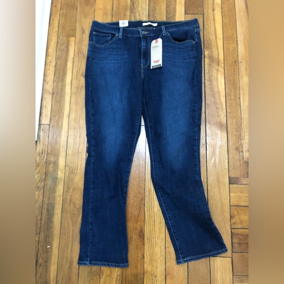 Levi's Denim - Levi's Classic Mid Rise Straight Leg Jeans Dark Wash NWT
